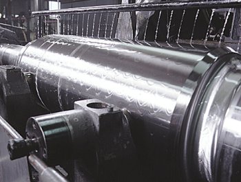 Slipning av en vals.